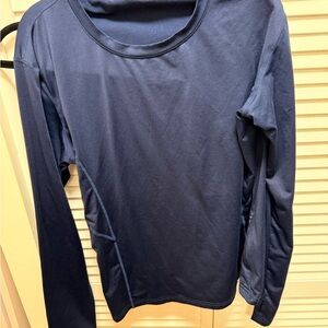 Navy Long Sleeve Women's Top